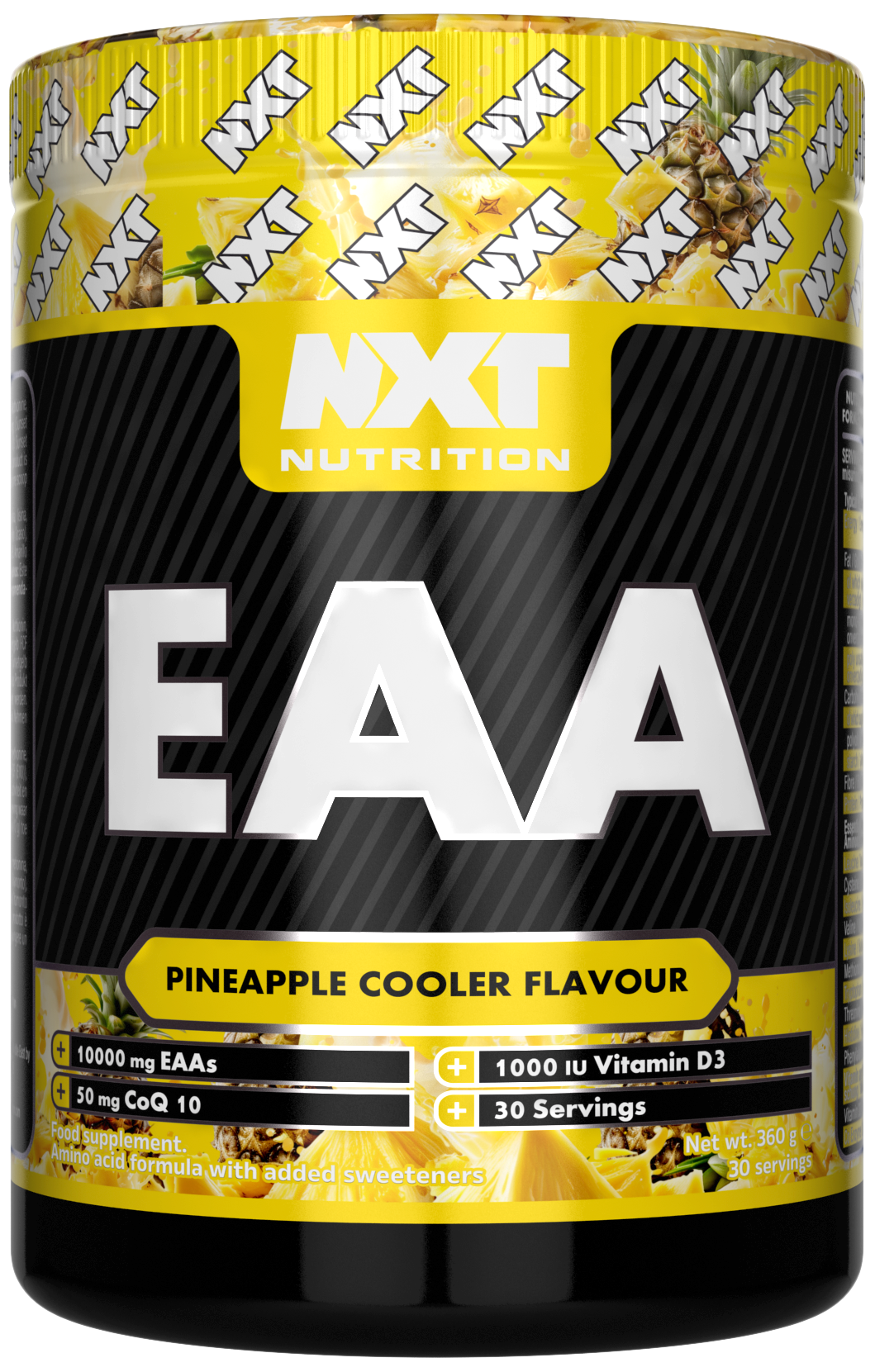 NXT Nutrition EAAs 360g Pineapple packshot