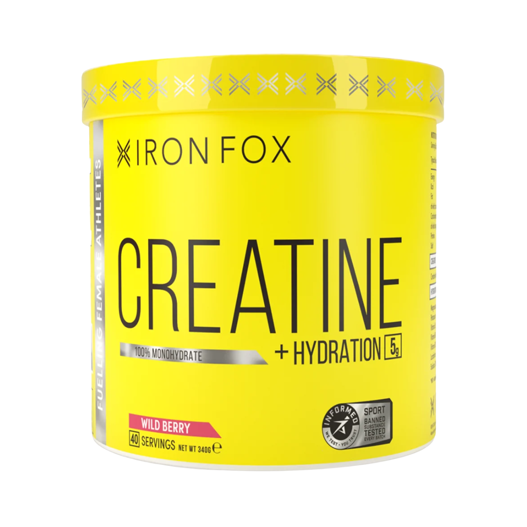 IRONFOX Creatine + Hydration 340g Wild Berry packshot