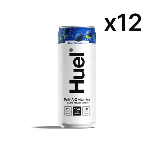 HUEL Daily A-Z Vitamins 12x330ml - Blue Raspberry - manufacturer product image