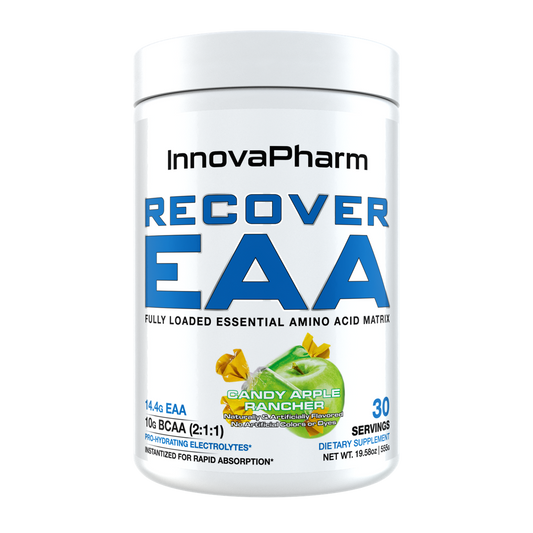 Innovapharm Recover EAA 555g - Candy Apple Rancher product packaging