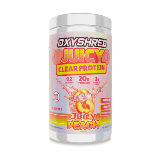 EHP Labs OxyShred Juicy Clear Protein 700g Juicy Peach packshot