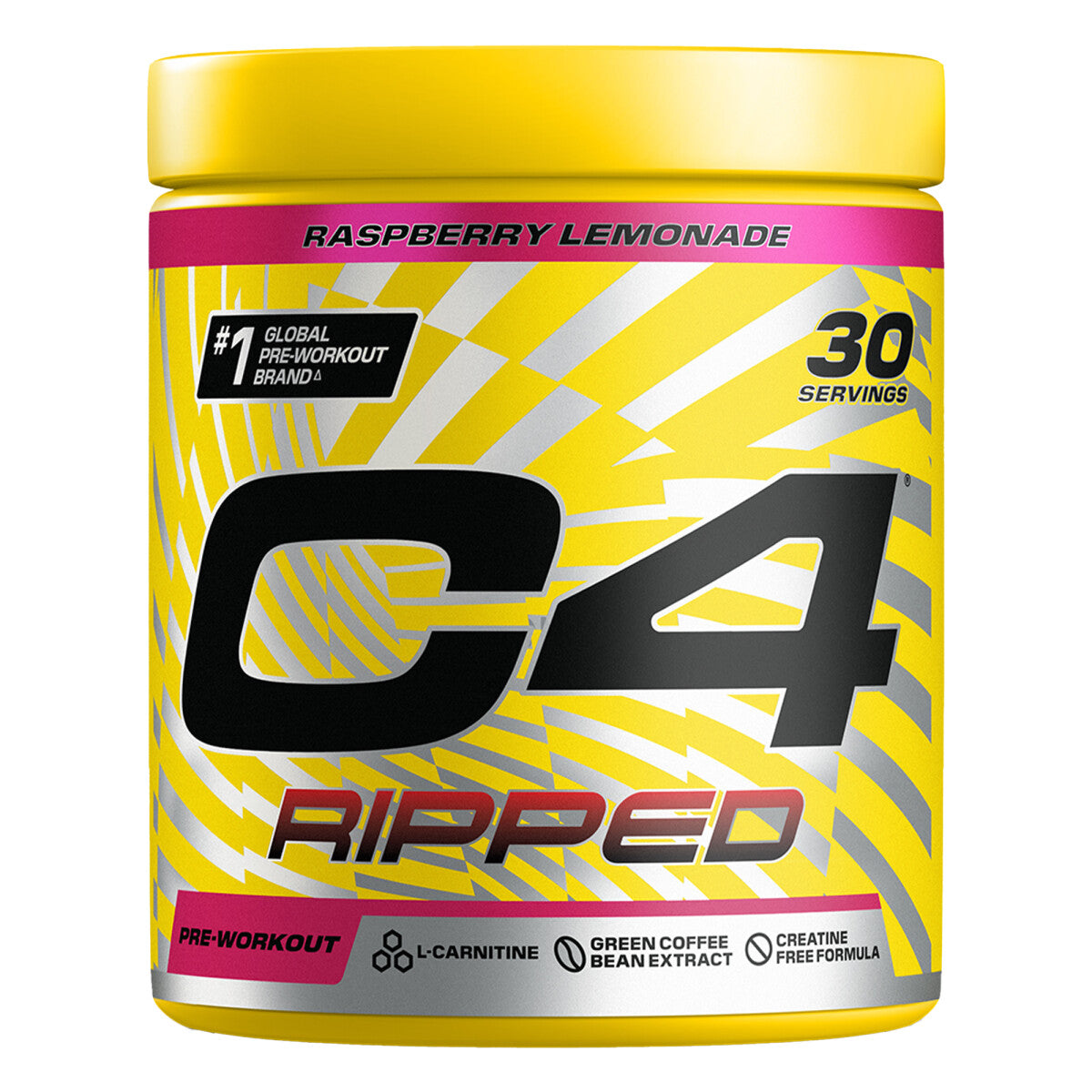 Cellucor C4 Ripped 30 Servings 180g Raspberry Lemonade packshot