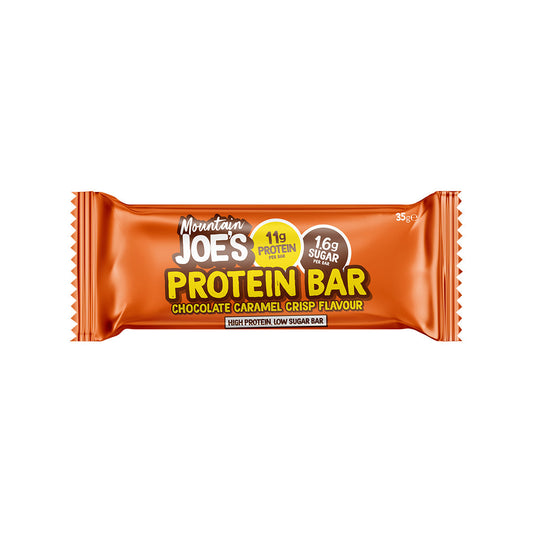 Mountain Joe's Protein Bar 12x35g - Chocolate Caramel Crisp