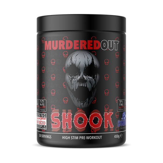 Murdered Out Shook 450g - Zomberry product packaging