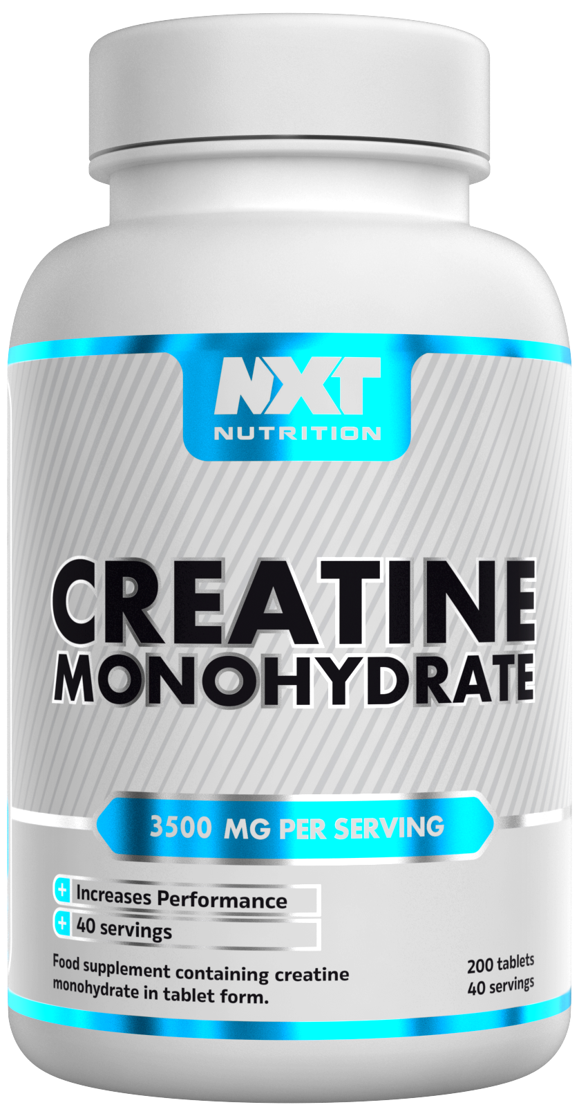 NXT Nutrition Creatine Monohydrate 200 Tabs packshot