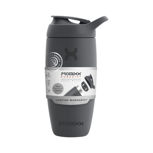 PROMiXX Pursuit Stainless-Steel Shaker Bottle 550ml - Graphite