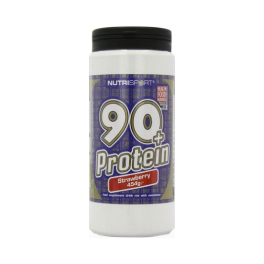 NutriSport 90+ Protein 454g Strawberry packshot