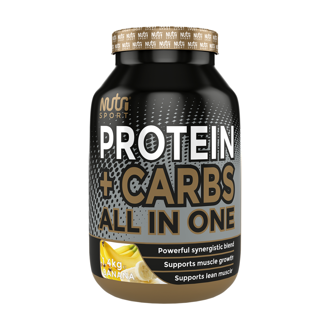 NutriSport Protein + Carbs 1.4kg Banana packshot