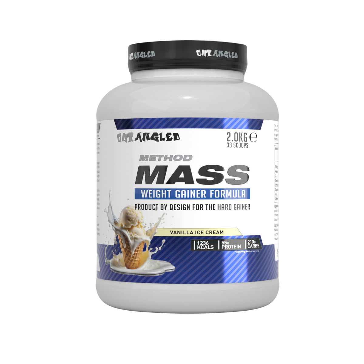 Outangled Method Mass 2kg - Vanilla Ice Cream product packaging