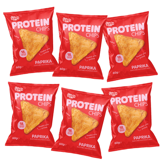 The Skinny Food Co High Protein Chips 6x60g Paprika