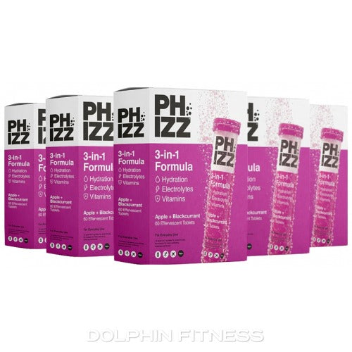 Phizz 3-in-1 6x60 Tabs - Apple & Blackcurrant