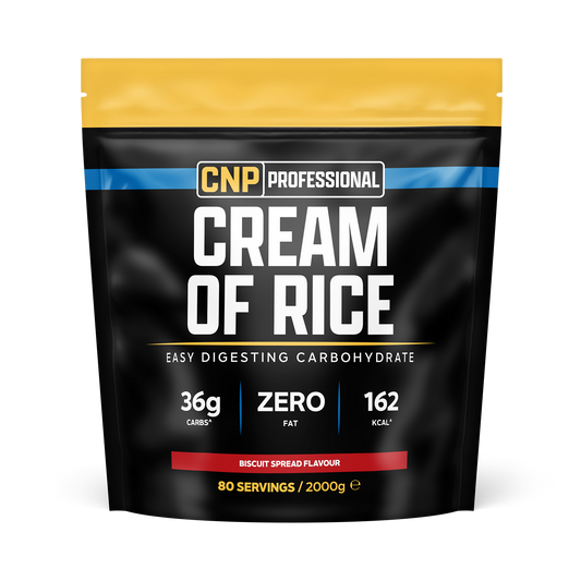 CNP Professional Cream of Rice 2kg Biscuit Spread — product pack