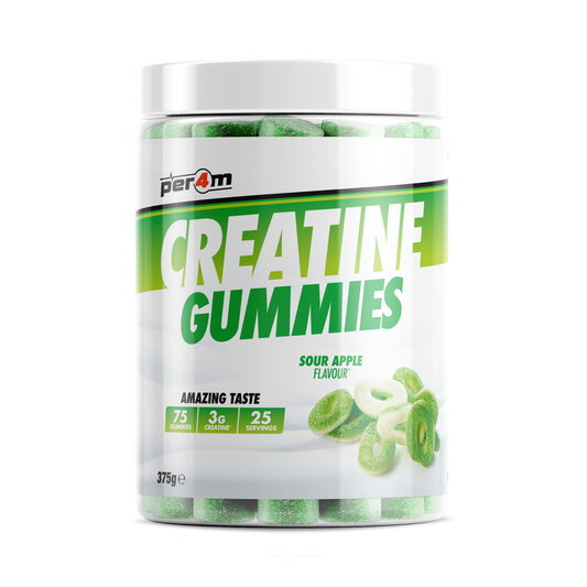Per4m Creatine Gummies 375g Sour Apple — product pack