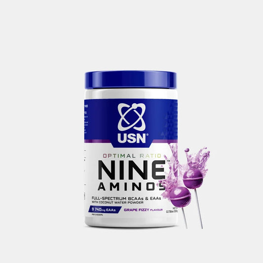 USN Nine Aminos 330g — Grape Fizzy Pop