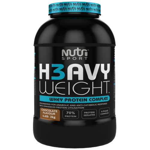 NutriSport H3avyweight Whey Protein Complex 3kg — Chocolate