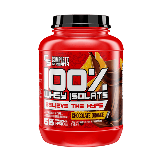 Complete Strength Whey Isolate 2kg Chocolate Orange packshot