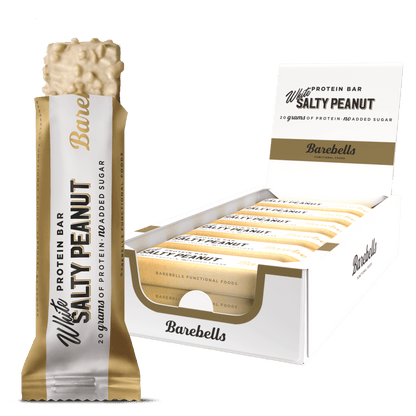 Barebells Protein Bar 12x55g White Chocolate Salty Peanut packshot
