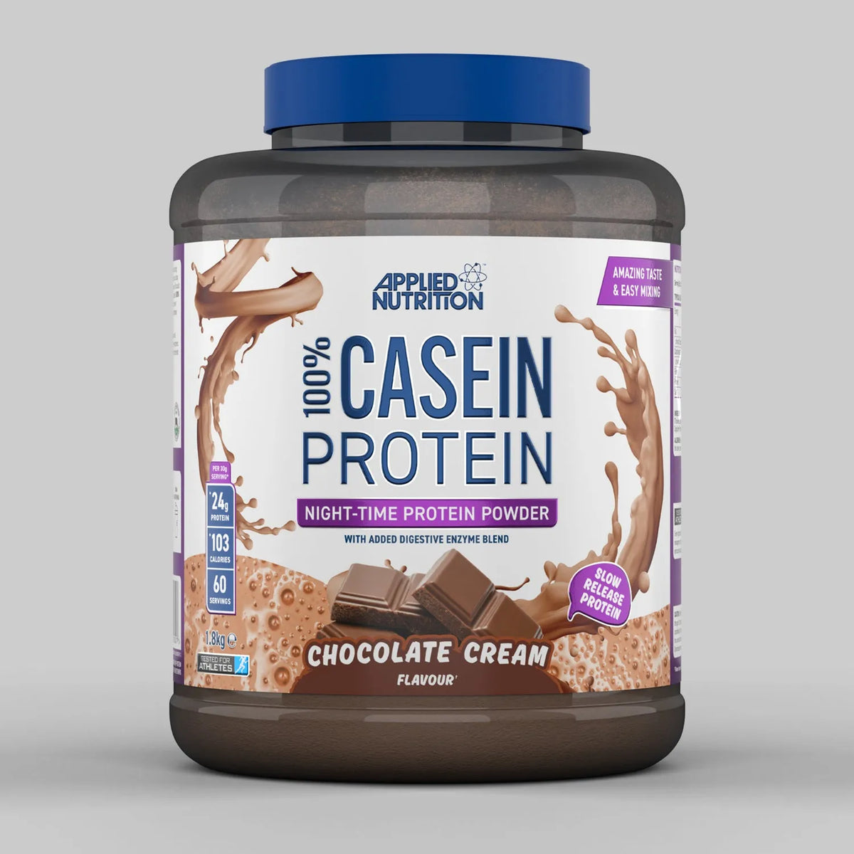 Applied Nutrition Casein 1.8kg Chocolate packshot