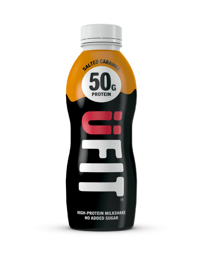 UFIT Protein RTD 8x500ml Salted Caramel packshot