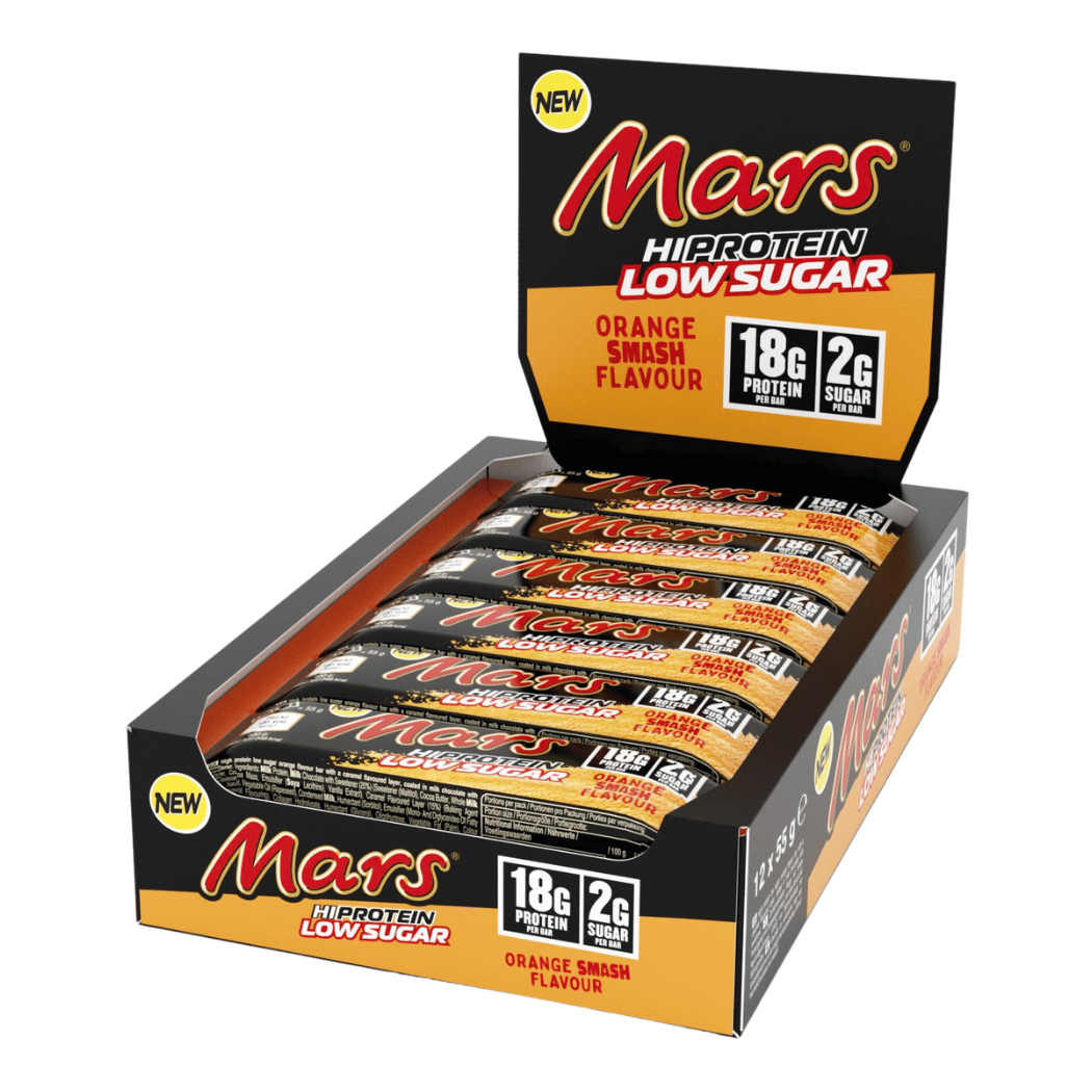 Mars Hi Protein Low Sugar 12x55g - Orange Smash
