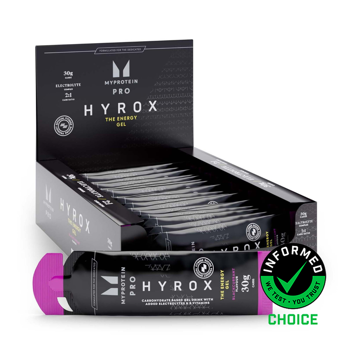 MyProtein THE Energy Gel Blackcurrant