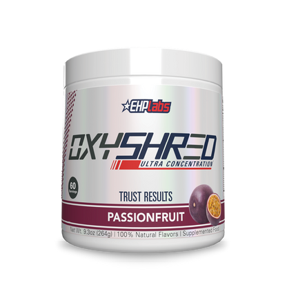 EHP Labs OxyShred 276g Passionfruit packshot