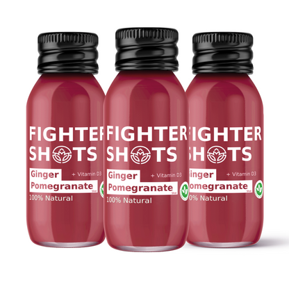 Fighter Shots 12x60ml Ginger Pomegranate