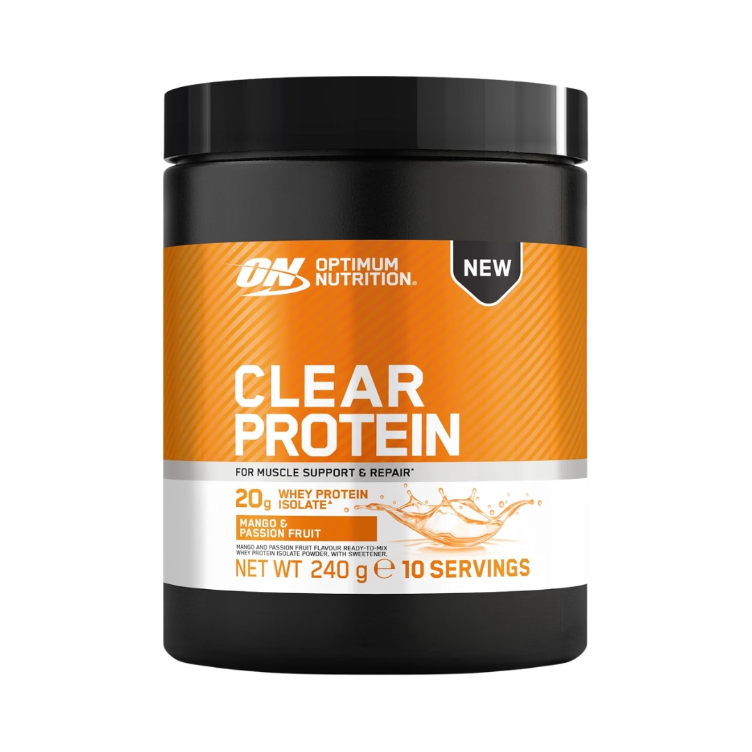 Optimum Nutrition Clear Whey Protein 240g Mango & Passion Fruit packshot