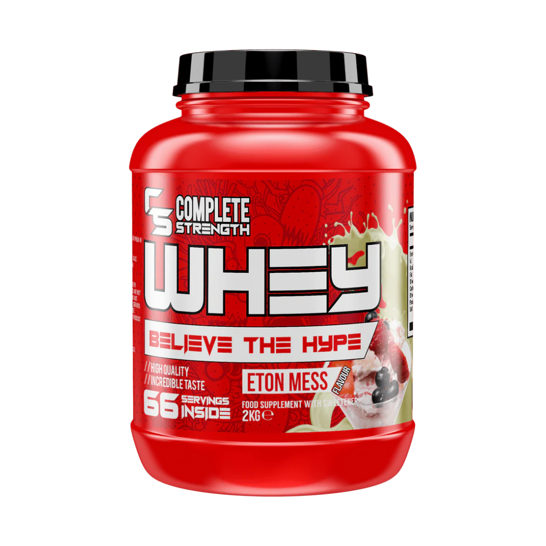 Complete Strength Whey Concentrate 2kg Eton Mess packshot