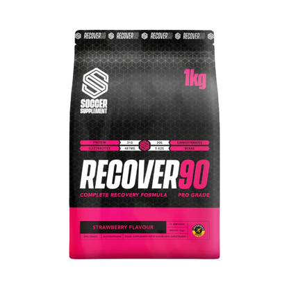 Soccer Supplement Recover90 1kg Strawberry