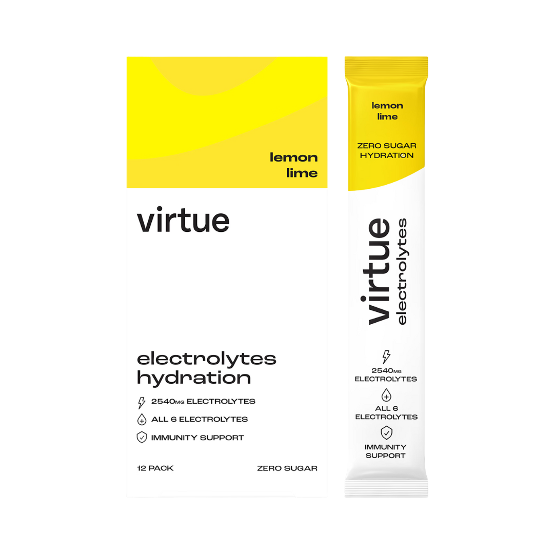 Virtue Electrolytes Hydration Lemon Lime 12 pack