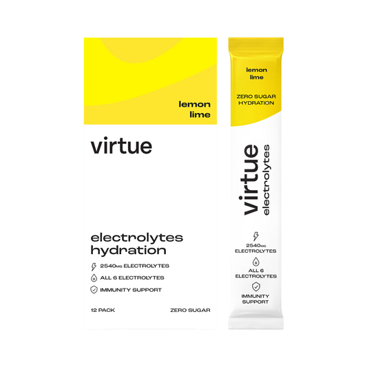 Virtue Electrolytes Hydration Lemon Lime 12 pack
