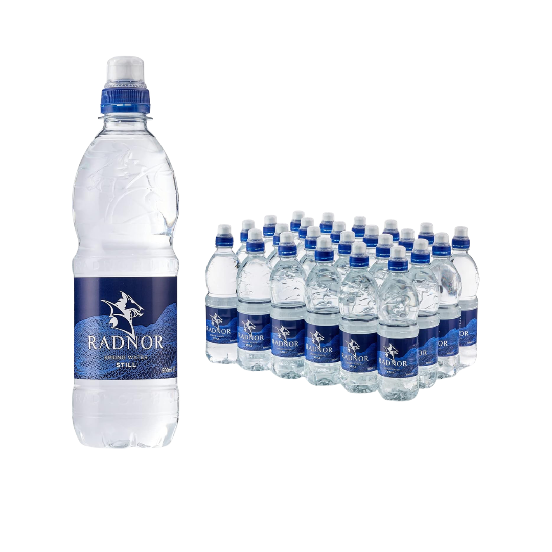 Radnor Still Spring Water Sports Cap bottle and 24-pack (no flavour)