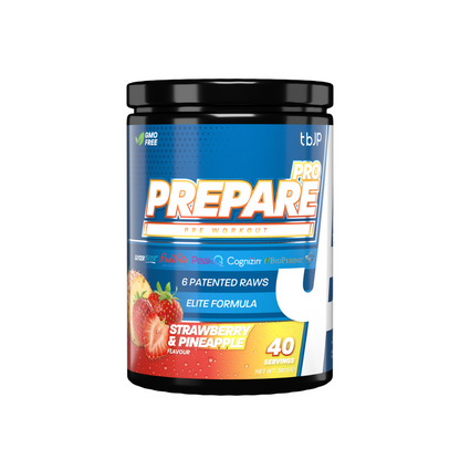 Trained By JP PrePare Pro 380g Strawberry Pineapple packshot