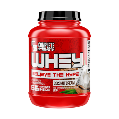 Complete Strength Whey Concentrate 2kg Coconut Cream packshot