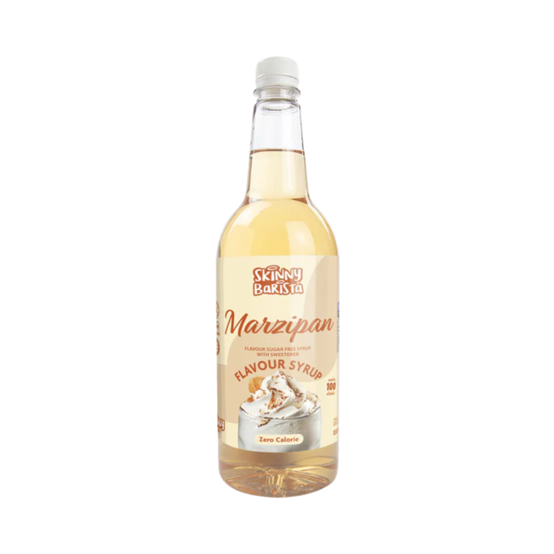The Skinny Food Co Skinny Barista Zero Calorie Coffee Syrup 1000ml - Marzipan (Limited Edition)