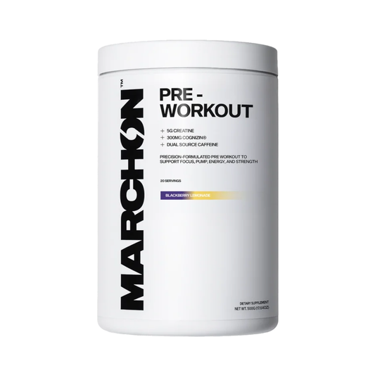 Marchon Supplements Pre Workout 500g Blackberry Lemonade packshot