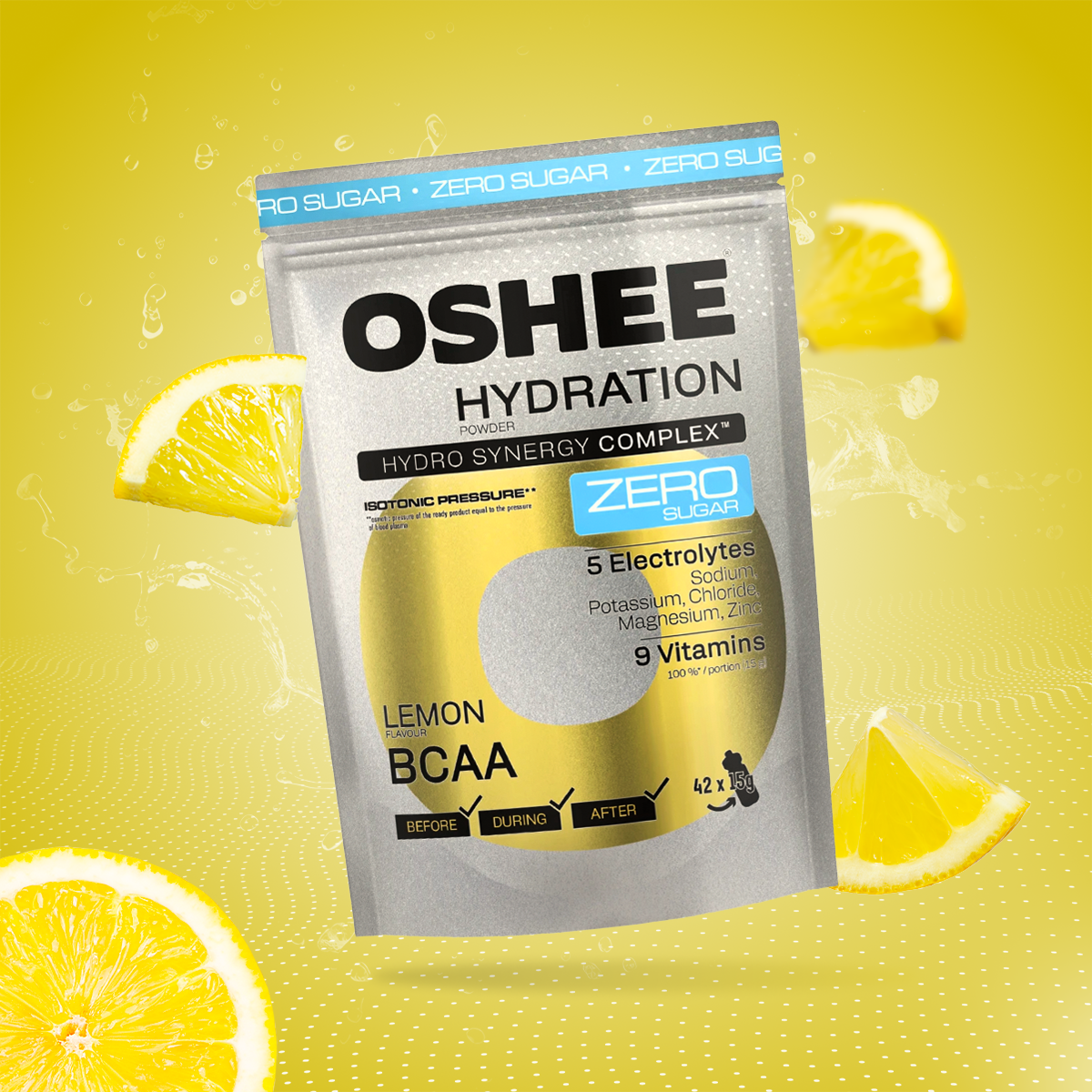OSHEE Hydration Electroytes 630g - Lemon
