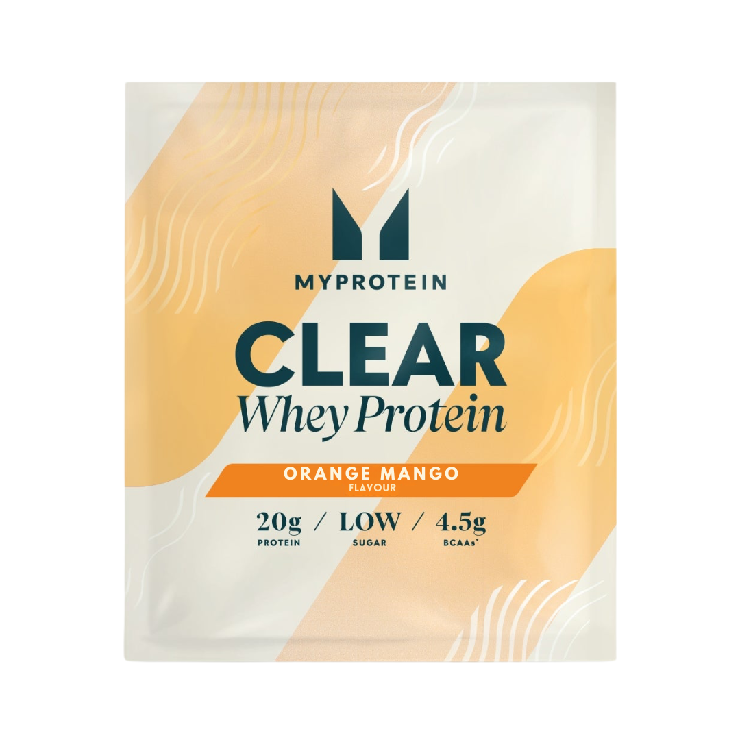 MyProtein Clear Whey Samples 26g Orange Mango packshot