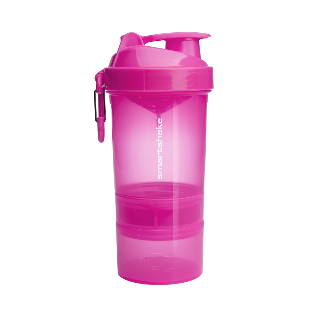 Smartshake O2Go Shaker 600ml - Neon Pink