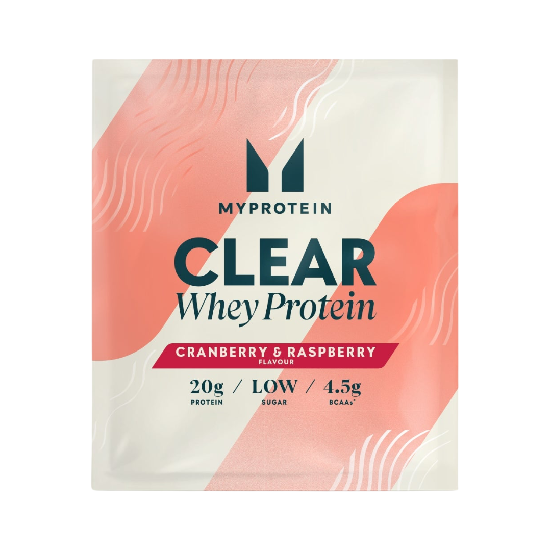 MyProtein Clear Whey Samples 26g Cranberry & Raspberry packshot