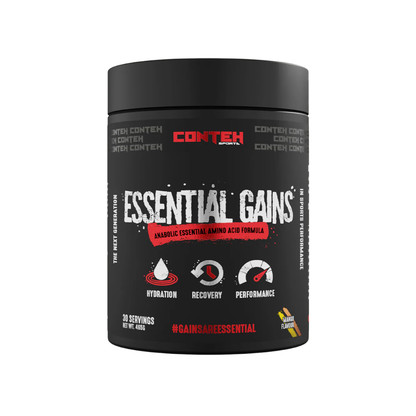 Conteh Sports Essential Gains 465g - Mango Sherbet product packaging