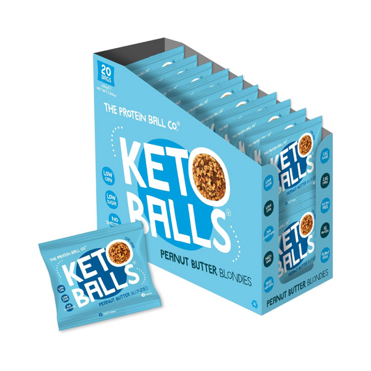 The Protein Ball Co Keto Ball Snack 20x25g Peanut Butter Blondies packshot