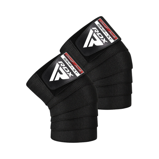 RDX Gym Knee Wraps K1 Black packshot