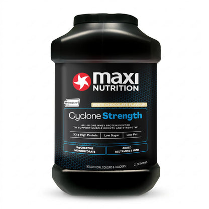 MaxiNutrition Cyclone 1.26kg White Chocolate packshot