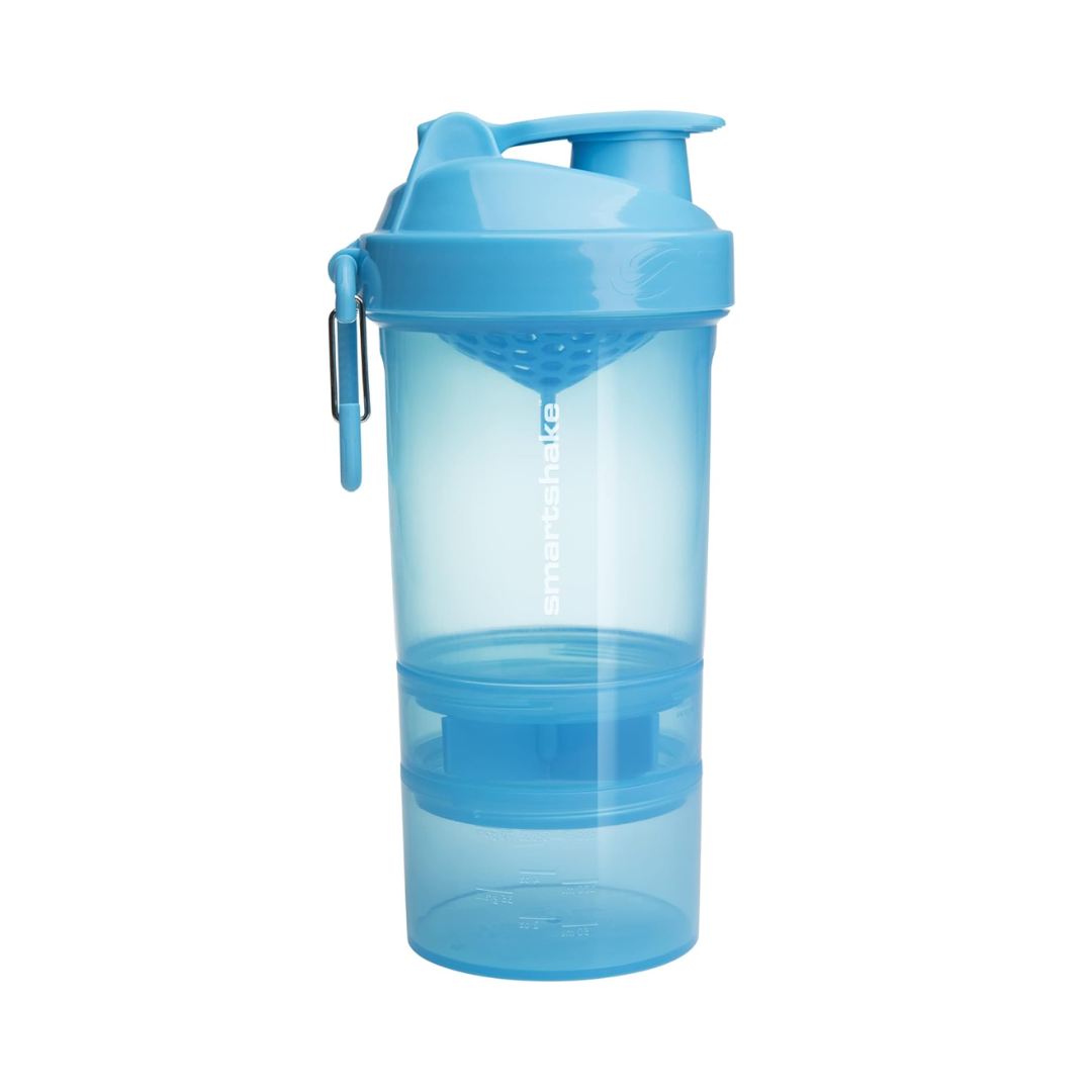 Smartshake O2Go Shaker 600ml - Neon Blue