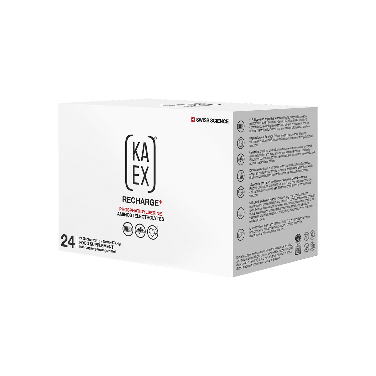 KA-EX Powder Recharge+ 24 sachet box