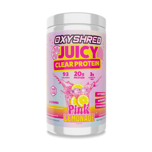 EHP Labs OxyShred Juicy Clear Protein 700g Pink Lemonade packshot