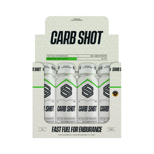 Soccer Supplement Carb Shot 12x100ml Lemon & Lime packshot
