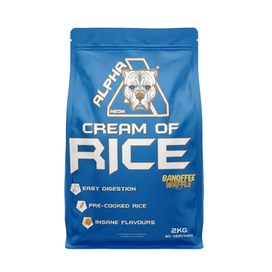 Alpha Neon Cream Of Rice 2kg Banoffee Waffle packshot